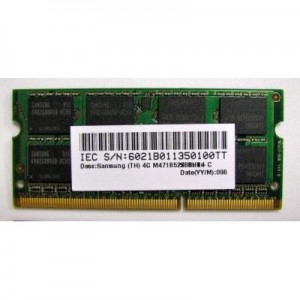 HP RAM-geheugen: 4GB, PC3-10600, shared DDR3-1333MHz SDRAM Small Outline Dual In-Line Memory Module (SODIMM)