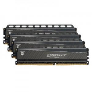 Crucial RAM-geheugen: 64GB Kit (4 x 16GB), DDR4-3000, UDIMM - Zwart, Grijs