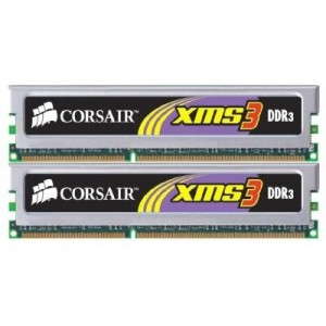 Corsair RAM-geheugen: 4GB(2x2GB), DDR3, 1333Mhz XMS3 Memory Module Kit