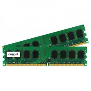 Crucial RAM-geheugen: 4GB DDR2 - Groen