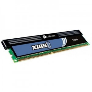 Corsair RAM-geheugen: CMX4GX3M2A1600C9 DDR3-1600Mhz  4 GB