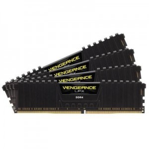 Corsair RAM-geheugen: Vengeance 16 GB, (4x4 GB), DDR4 DRAM, 3000 MHz, C15 - Zwart