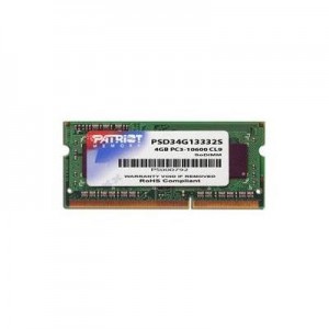 Patriot Memory RAM-geheugen: 4GB DDR3 SODIMM