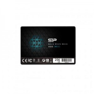 Silicon Power SSD: Ace A55 256GB 3D NAND SSD , max R/W 560/530 MB/s - Zwart