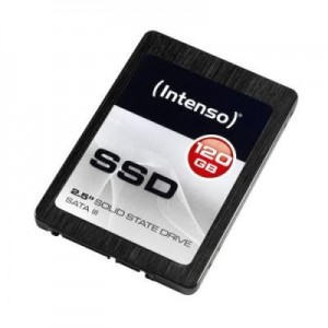 Intenso SSD: 120GB 2.12.7 cm (5") , Serial ATA III, 520MB/s, 500MB/s, TLC - Zwart