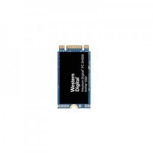Sandisk SSD: 256GB, M.2 2242 S3-B-M, PCIe Gen3 x2 NVMe v1.3 - Zwart, Blauw