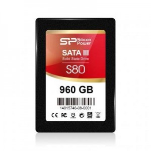 Silicon Power SSD: Slim S80 - Zwart