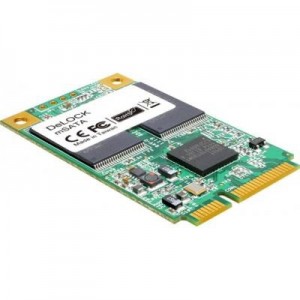 DeLOCK SSD: MiniPCIe mSATA 6 Gb/s flash module 128 GB -40°C ~ +85°C