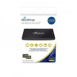 MediaRange SSD: SATA 6 Gb/s, 240GB, 500 MB/s, 450 MB/s