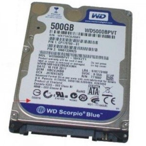 Fujitsu interne harde schijf: HDD 500GB SATA2-5 5 4K 4K-AF