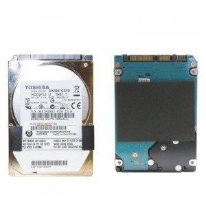 Fujitsu interne harde schijf: HDD 500GB SATA2-5 7,2K/TOS(FDE)7MM+2,5RB