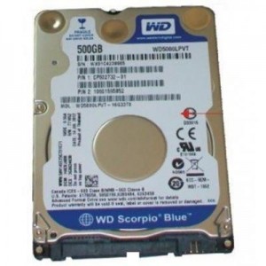 Fujitsu interne harde schijf: HDD 500GB SATA2-5 5 4K/WD 7mm