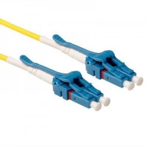 Advanced Cable Technology fiber optic kabel: 2 metre Singlemode 9/125 OS2 G657A duplex uniboot fiber cable with LC .....