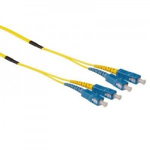 Advanced Cable Technology fiber optic kabel: 50 metre Singlemode 9/125 OS2 duplex ruggedized fiber cable with SC .....