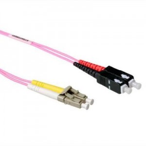 Advanced Cable Technology fiber optic kabel: 1m 50/125µm OM4