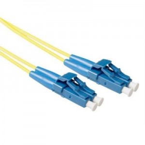 Advanced Cable Technology fiber optic kabel: 50 metre LSZH Singlemode 9/125 OS2 short boot fiber patch cable duplex .....