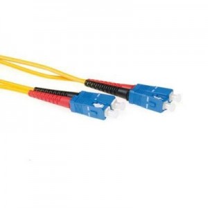 Advanced Cable Technology fiber optic kabel: 7 metre LSZH Singlemode 9/125 OS2 fiber patch cable duplex with SC .....