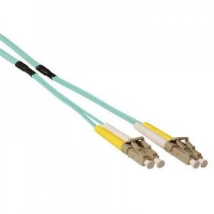 Advanced Cable Technology fiber optic kabel: 10 metre Multimode 50/125 OM3 duplex ruggedized fiber cable with LC .....