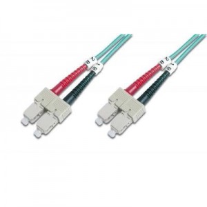 Advanced Cable Technology fiber optic kabel: OM4, SC-SC, 50/125, 1m