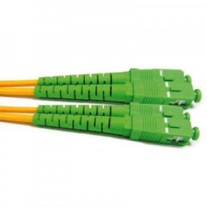 Advanced Cable Technology fiber optic kabel: 10 metre LSZH Singlemode 9/125 OS2 fiber patch cable duplex with SC/APC .....