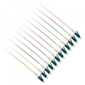 Advanced Cable Technology fiber optic kabel: LC 50/125 OM3 fiber pigtail set of 12 pieces