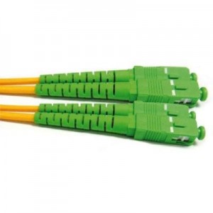 Advanced Cable Technology fiber optic kabel: 15 metre LSZH Singlemode 9/125 OS2 fiber patch cable duplex with SC/APC .....