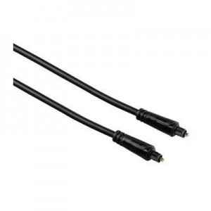 Hama fiber optic kabel: Audio Optical Fibre Cable, ODT plug (Toslink), gold-plated, 5.0 m