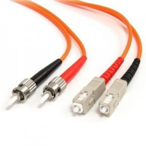 StarTech.com fiber optic kabel: 2m Multimode 62,5/125 Duplex Glasvezel Netwerkkabel ST-SC
