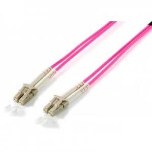 Equip fiber optic kabel: LC/LC Optical Fiber Patch Cord, OM4, 1m