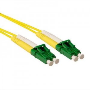 Advanced Cable Technology fiber optic kabel: 20 meter LSZH Singlemode 9/125 OS2 glasvezel patchkabel duplex met LC/APC8 .....