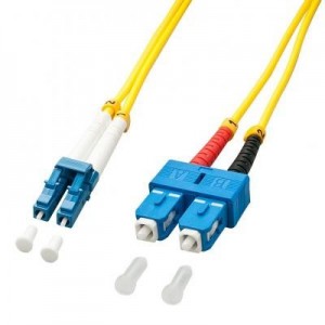 Lindy fiber optic kabel: 3.0m OS2 LC - SC Duplex