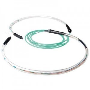Advanced Cable Technology fiber optic kabel: 290 meter Multimode 50/125 OM3 indoor/outdoor kabel 8 voudig met LC .....