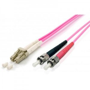 Equip fiber optic kabel: LC/ST Optical Fiber Patch Cord, OM4, 1m
