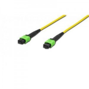 Digitus fiber optic kabel: MPO Patch Cables, OS2, Singlemode 09/125, 3m, Yellow