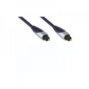 Bandridge fiber optic kabel: BE PRE Digital Optical Cable, Tos Male - Tos Male, 2.0m