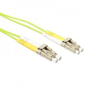 Advanced Cable Technology fiber optic kabel: 1 meter LSZH Multimode 50/125 OM5 glasvezel patchkabel duplex met LC .....