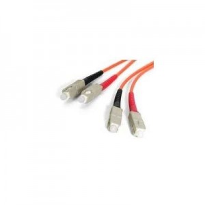 StarTech.com fiber optic kabel: 1m Multimode Duplex Fiber Optic Cable SC-SC