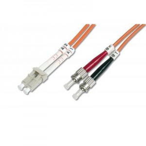 Digitus fiber optic kabel: LC/ST, 10 m