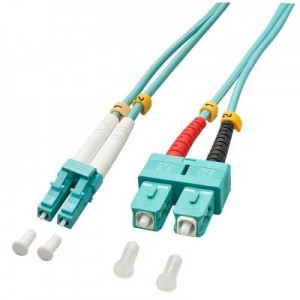 Lindy fiber optic kabel: 1.0m OM3 LC - SC Duplex