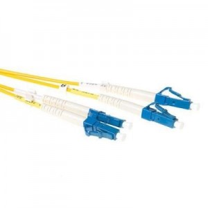 Advanced Cable Technology fiber optic kabel: 0,5 meter LSZH Singlemode 9/125 OS2 glasvezel patchkabel duplex met LC .....