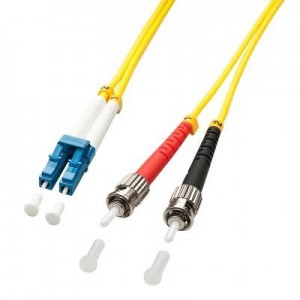 Lindy fiber optic kabel: 5.0m OS2 LC - ST Duplex