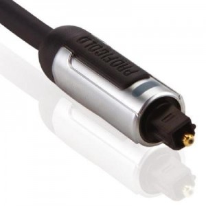 Profigold fiber optic kabel: High Performance Digital Optical Interconnect, 1x TOS Male - 1x TOS Male, 3.0m
