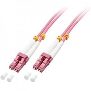 Lindy fiber optic kabel: 1m OM4 LC/LC 50/125µm