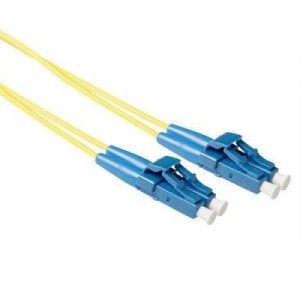 Advanced Cable Technology fiber optic kabel: 0.5 meter LSZH Singlemode 9/125 OS2 short boot glasvezel patchkabel duplex .....