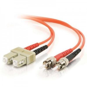 C2G fiber optic kabel: 5m SC-ST 50/125 OM2 Duplex Multimode PVC Fibre Optic Cable (LSZH) - Orange