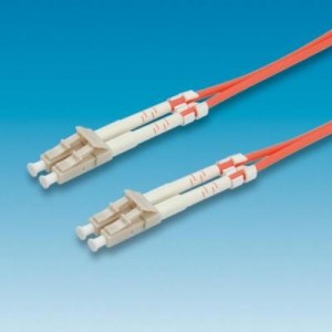 ROLINE fiber optic kabel: fibre kabel 62,5/125µm LC/LC, oranje 1,0m
