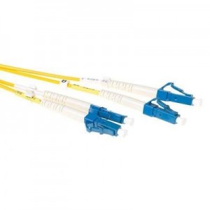 Advanced Cable Technology fiber optic kabel: 2,5 meter LSZH Singlemode 9/125 OS2 glasvezel patchkabel duplex met LC .....