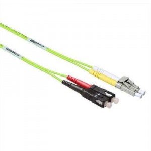 Advanced Cable Technology fiber optic kabel: 0,5 meter LSZH Multimode 50/125 OM5 glasvezel patchkabel duplex met LC en .....