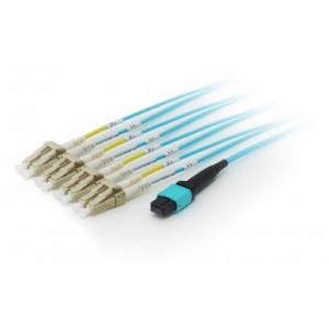 Equip fiber optic kabel: MTP/LC Trunk Fiber Patch Cord, OM4 M/M, 10m