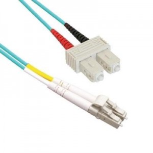 EECONN fiber optic kabel: Glasvezel Patchkabel, Multimode 50/125 (OM3), LC - SC, Duplex 1.8mm, Mantel: LSZH, Kleur: .....